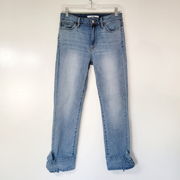 Sam Edelman Stiletto Ankle Tie Light Wash Jean Size 27 - Picture 4 of 11